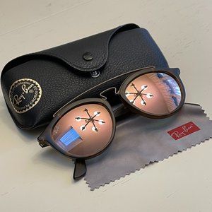 Ray Ban Rb4257 6267b9 Matte Havana Clubmaster Sunglasses